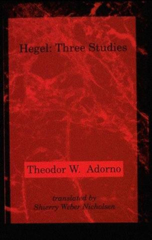 Paperback Hegel: Three Studies Book