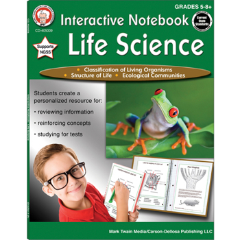 Paperback Interactive Notebook: Life Science, Grades 5 - 8 Book