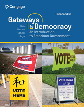 Paperback Gateways to Democracy: An Introduction to American Government, Enhanced Book