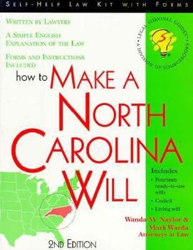 Paperback How to Make a North Carolina Will Book