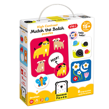 High Contrast Match the Batch Puzzles 15m+ Toddler Puzzle