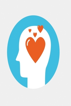 Heart in the head: simple Graph Paper Notebook with 120 pages 6x9 perfect as math book, sketchbook, workbook for everyone 120 Pages