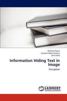 Paperback Information Hiding Text in Image Book
