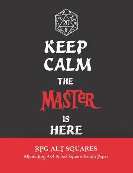 Paperback RPG Alt Square: Alternating 4x4" & 5x5" Square Graph Paper for D&D Maps Book