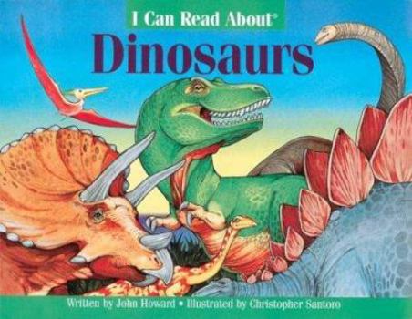 Paperback I Can Read about Dinosaurs Book