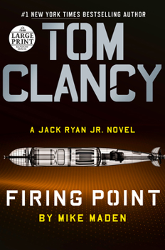 Paperback Tom Clancy Firing Point [Large Print] Book