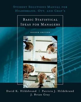 Paperback Student Solutions Manual for Basic Statistical Ideas for Managers, 2nd Book