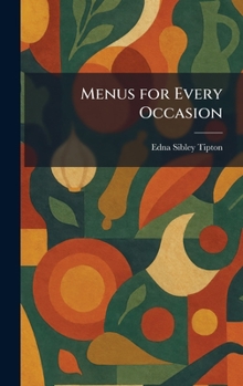 Hardcover Menus for Every Occasion Book