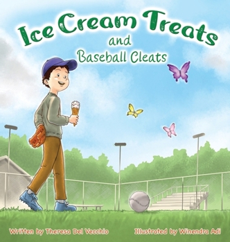 Hardcover Ice Cream Treats and Baseball Cleats [Large Print] Book