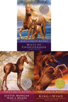 Marguerite Henry Treasury of Horses (Boxed Set): Misty of Chincoteague, Justin Morgan Had a Horse, King of the Wind