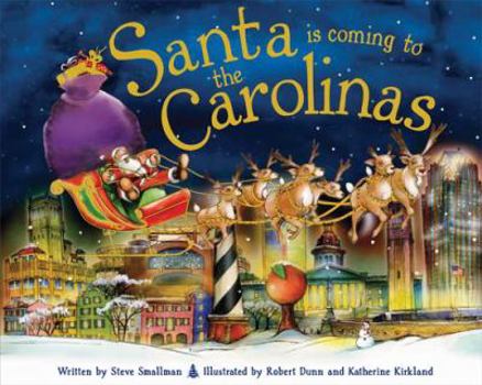 Hardcover Santa Is Coming to the Carolinas Book