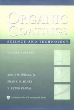 Hardcover Organic Coatings: Science and Technology Book