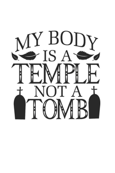 Carnet De Notes: Animaux Cadeau Amant Végétarien Temple Tombe Végétalien 120 Pages, 6X9 (Environ A5), Quadrillé (French Edition)