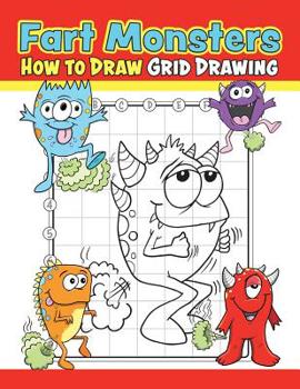 Paperback Fart Monsters How to Draw Grid Drawing Book
