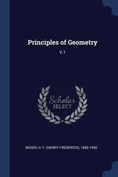 Paperback Principles of Geometry: V.1 Book