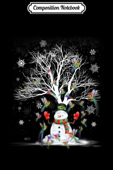 Composition Notebook: Hummingbird Snowman Christmas Gift for Hummingbird Lovers  Journal/Notebook Blank Lined Ruled 6x9 100 Pages