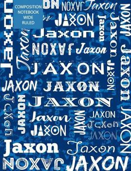 Paperback Jaxon Composition Notebook Wide Ruled Book