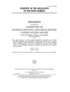 Paperback Overview of the regulation of the bond markets Book
