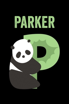 Parker: Animals Coloring Book for Kids, Weekly Planner, and Lined Journal Animal Coloring Pages. Personalized Custom Name Initial Alphabet Christmas or Birthday Gift for Girls