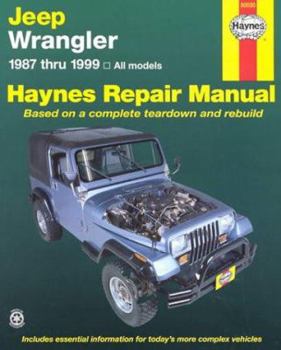 Paperback Haynes Jeep Wrangler: 1987 Thru 1999 Book