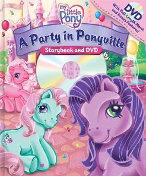 Hardcover A Party in Ponyville [With DVD] Book