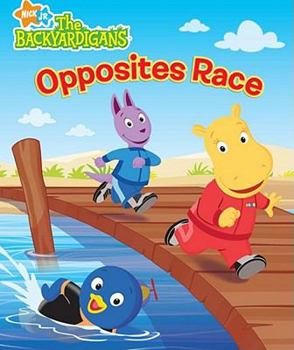 Hardcover Opposites Race. by Irene Kilpatrick Book