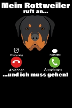 Hundeliebhaber Hund: Notizbuch DIN A5 Blanko 120 Seiten Rottweiler Gassi Hund Hundeliebhaber Herrchen Hundefreund Tierfreund Geschenkidee & ... Notizheft Notizblock (German Edition)