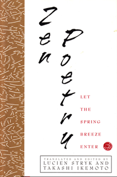 Paperback Zen Poetry: Let the Spring Breeze Enter Book