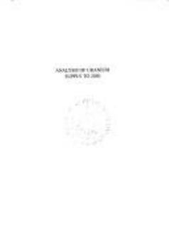 Paperback Analysis of Uranium Supply to 2050 Book