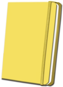 Hardcover Yellow Linen Journal Book