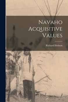 Paperback Navaho Acquisitive Values Book