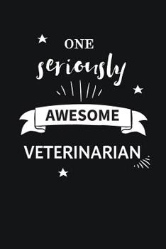 Paperback Awesome Veterinarian Notebook Blank Lined Gift Journal Book