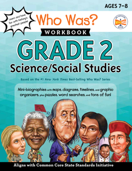 Paperback Who Was? Workbook: Grade 2 Science/Social Studies Book