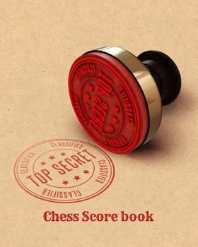 Paperback Top Secret-Chess Score Book