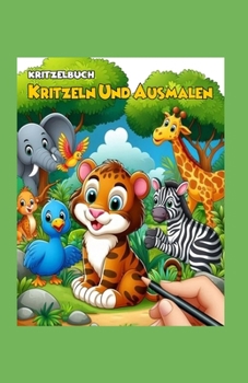 Paperback Kindern Kritzelbuch: Kritzeln und Ausmalen [German] Book