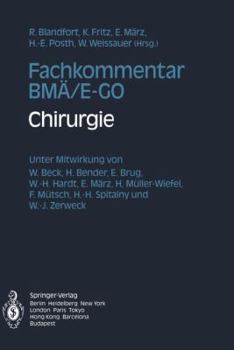 Paperback Fachkommentar Bmä/E-Go: Chirurgie [German] Book