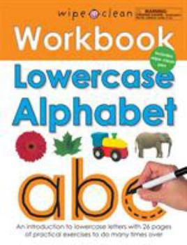 Spiral-bound Wipe Clean Workbook Lowercase Alphabet: Includes Wipe-Clean Pen [With Wipe Clean Pen] Book