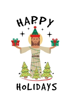 Notizbuch: Frohe Weihnachten Jesus Geschenk Tannenbaum Licht 120 Seiten, 6X9 (Ca. A5), Karomuster (German Edition)