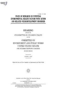 State of research on potential environmental health factors with autism and related neurodevelopment disorders