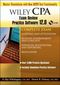 CD-ROM Wiley CPA Examination Review Practice Software 12.0 - Complete Set Book