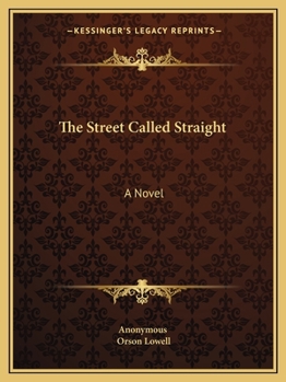 Paperback The Street Called Straight Book