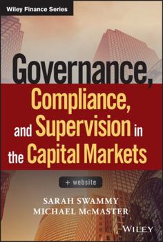 Hardcover Governance, Compliance and Supervision in the Capital Markets, + Website Book