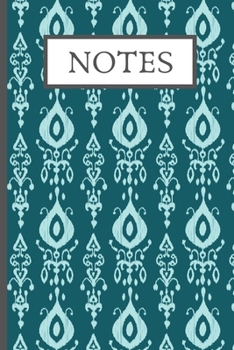 Paperback Notes: Journal For Organizing/Consolidating Notes In One Place - 120 Lined Pages - 6 x 9 - Teal Design (Communication Book, W Book