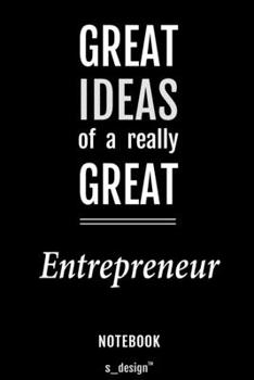 Notebook for Entrepreneurs / Entrepreneur: awesome handy Note Book [120 blank lined ruled pages]