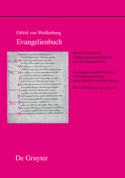 Hardcover Edition Der Heidelberger Handschrift P (Codex Pal. Lat. 52) Und Der Handschrift D (Codex Discissus: Bonn, Berlin/Krakau, Wolfenbüttel): Teil 2: Einlei [German] Book