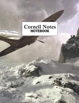 Cornell Notes Notebook: Efficient Note Taking System For College and University Students : Fighter Plane In Trouble