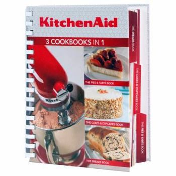 Hardcover 3 in 1 Kitchen Aid Cookbook Book