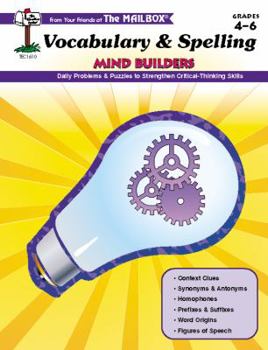 Paperback Vocabulary & Spelling Mind Builders: Grades 4 - 6 Book
