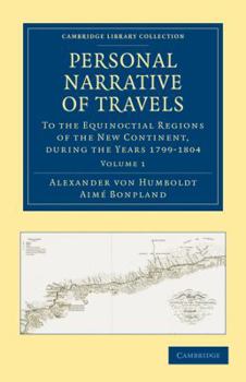 Paperback Personal Narrative of Travels - Volume 1 Book