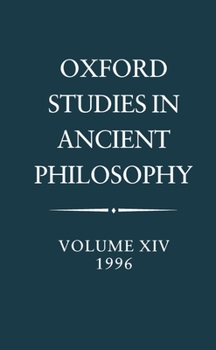 Hardcover Oxford Studies in Ancient Philosophy Book